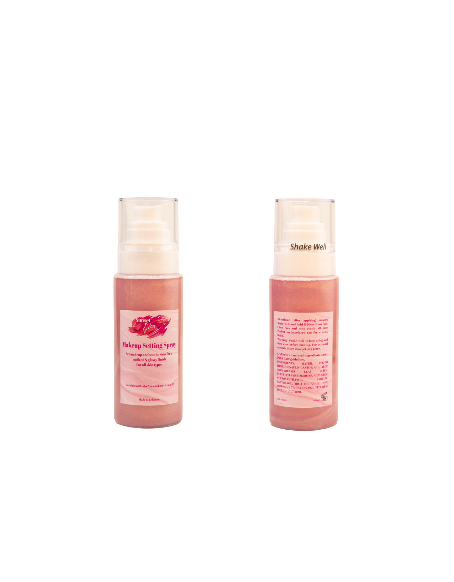 Makeup setting spray
