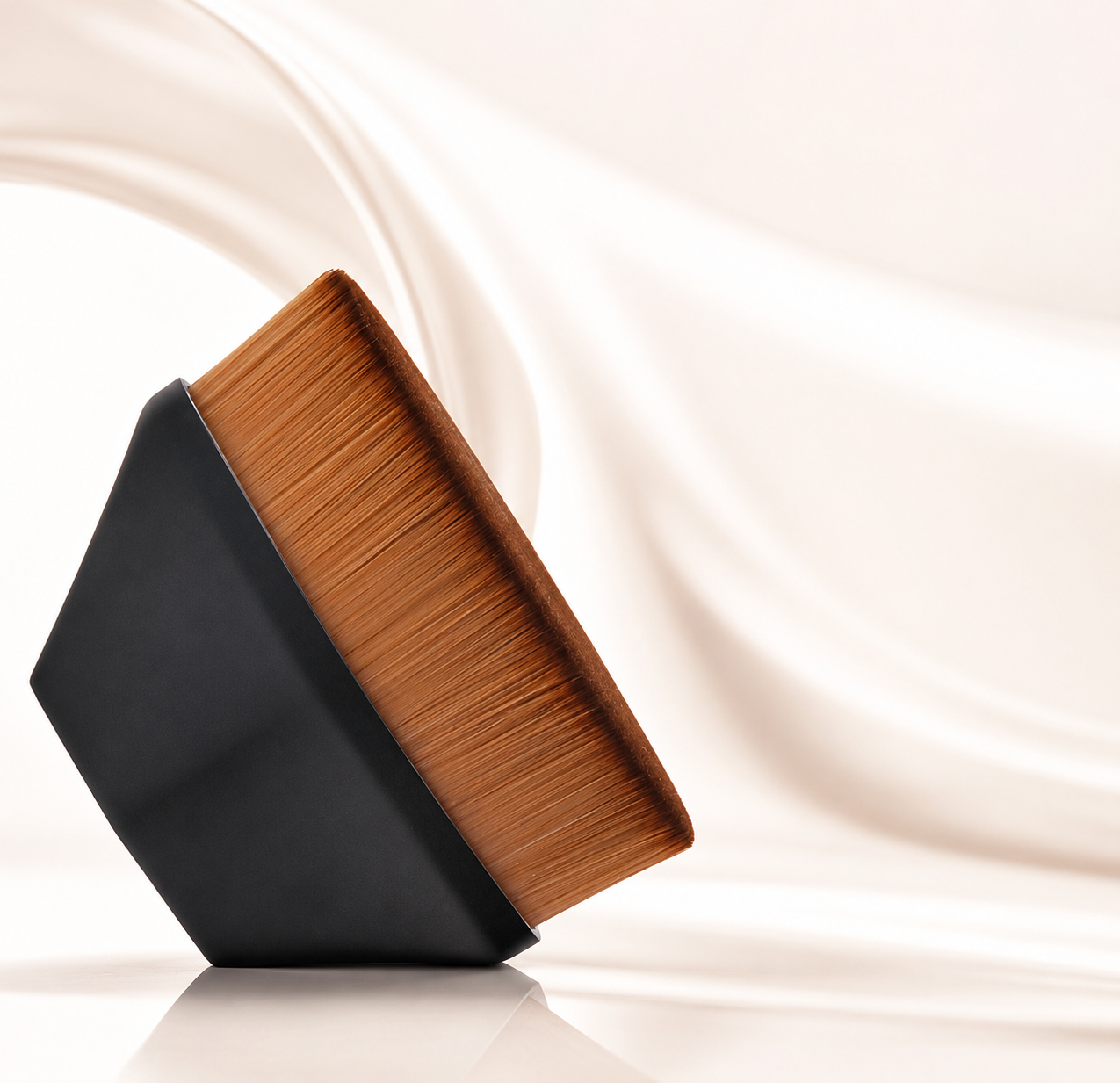Body brush with plastic cover